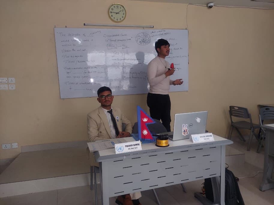 SWSC MUN 2026: Vice Chair, DISEC
